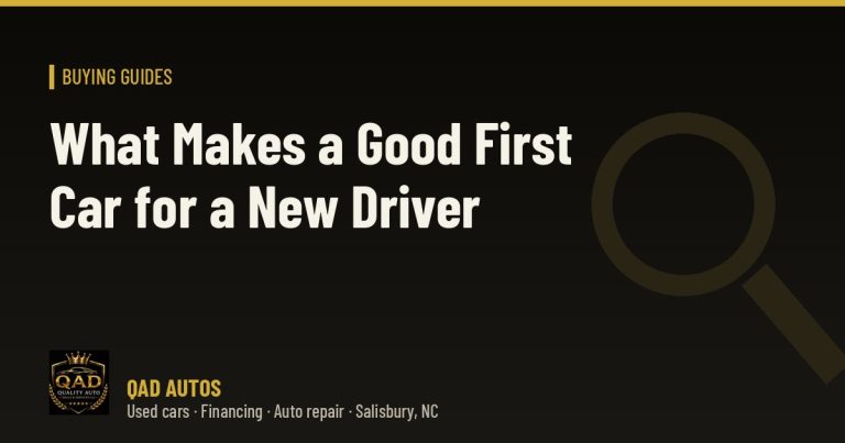 What Makes a Good First Car for a New Driver