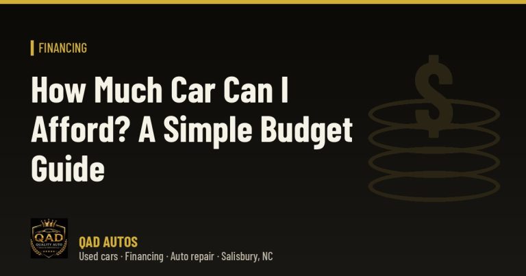 How Much Car Can I Afford? A Simple Budget Guide