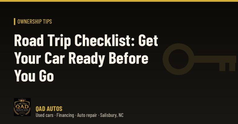 Road Trip Checklist: Get Your Car Ready Before You Go